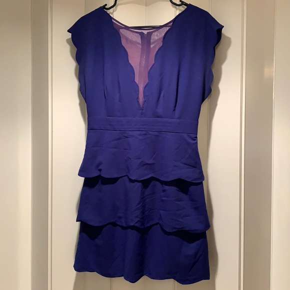 Urban Outfitters blue scalloped dress - Picture 2 of 3
